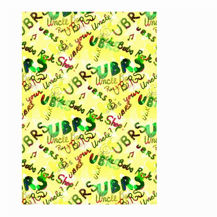 Ubrs yellow Large Garden Flag (Two Sides)