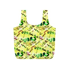 Ubrs Yellow Full Print Recycle Bag (s) by Rokinart