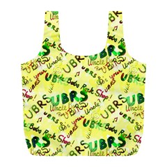 Ubrs Yellow Full Print Recycle Bag (l) by Rokinart