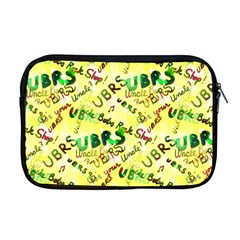 Ubrs Yellow Apple Macbook Pro 17  Zipper Case