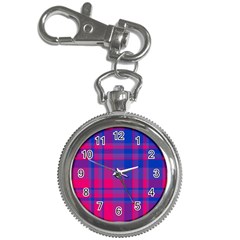 Bisexual Plaid Key Chain Watches by NanaLeonti