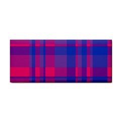 Bisexual Plaid Hand Towel by NanaLeonti