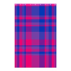 Bisexual Plaid Shower Curtain 48  X 72  (small)  by NanaLeonti