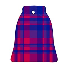 Bisexual Plaid Ornament (bell)