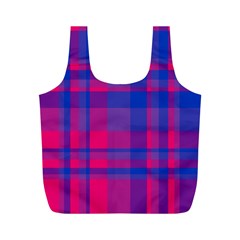 Bisexual Plaid Full Print Recycle Bag (m) by NanaLeonti