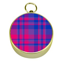 Bisexual Plaid Gold Compasses by NanaLeonti