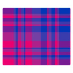 Bisexual Plaid Double Sided Flano Blanket (small)  by NanaLeonti