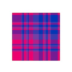 Bisexual Plaid Satin Bandana Scarf by NanaLeonti