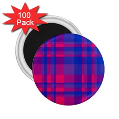 Bisexual Plaid 2 25  Magnets (100 Pack)  by NanaLeonti