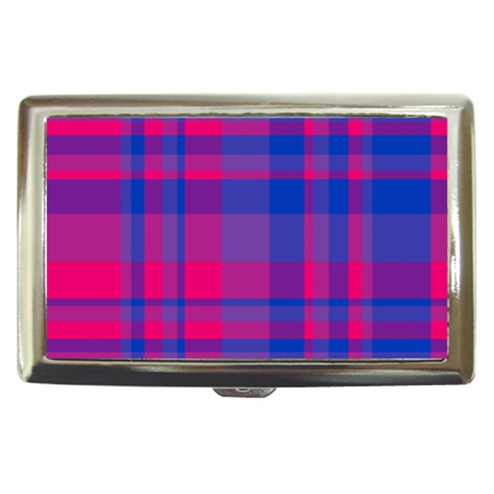 Bisexual plaid Cigarette Money Case