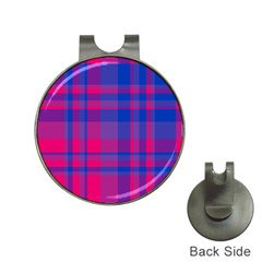 Bisexual Plaid Hat Clips With Golf Markers by NanaLeonti