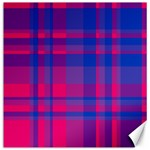 Bisexual plaid Canvas 20  x 20  19 x19.27  Canvas - 1