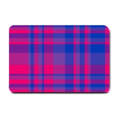 Bisexual Plaid Small Doormat 