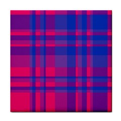 Bisexual Plaid Face Towel by NanaLeonti