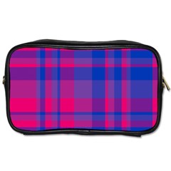 Bisexual Plaid Toiletries Bag (two Sides) by NanaLeonti