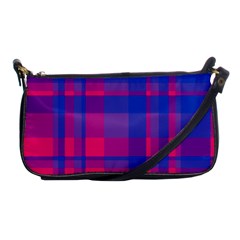 Bisexual Plaid Shoulder Clutch Bag by NanaLeonti