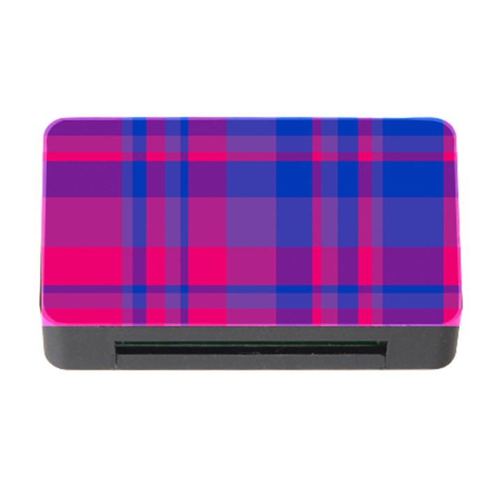 Bisexual plaid Memory Card Reader with CF