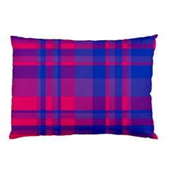 Bisexual Plaid Pillow Case (two Sides) by NanaLeonti