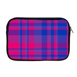 Bisexual plaid Apple MacBook Pro 17  Zipper Case Front