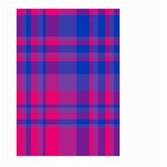 Bisexual Plaid Large Garden Flag (two Sides) by NanaLeonti