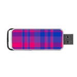 Bisexual plaid Portable USB Flash (Two Sides) Front