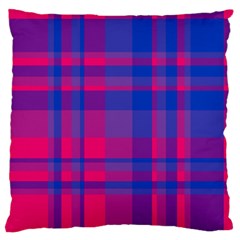 Bisexual Plaid Standard Flano Cushion Case (two Sides)