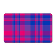 Bisexualplaid Magnet (rectangular) by NanaLeonti