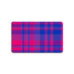 Bisexualplaid Magnet (Name Card) Front