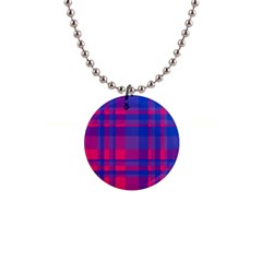 Bisexualplaid 1  Button Necklace by NanaLeonti