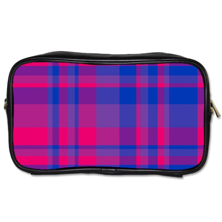 Bisexualplaid Toiletries Bag (Two Sides)