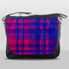 Bisexualplaid Messenger Bag by NanaLeonti