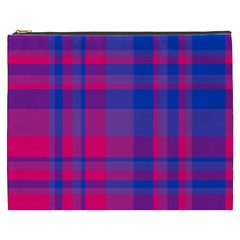 Bisexualplaid Cosmetic Bag (xxxl) by NanaLeonti