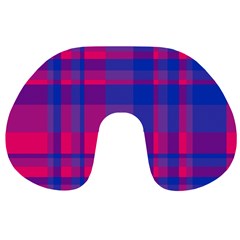 Bisexualplaid Travel Neck Pillow by NanaLeonti