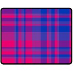 Bisexualplaid Double Sided Fleece Blanket (Medium)  58.8 x47.4  Blanket Back