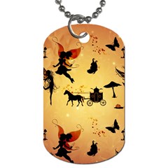 Cute Fairy Tal Pattern Dog Tag (one Side) by FantasyWorld7