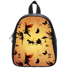 Cute Fairy Tal Pattern School Bag (small) by FantasyWorld7