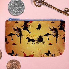 Cute Fairy Tal Pattern Large Coin Purse by FantasyWorld7