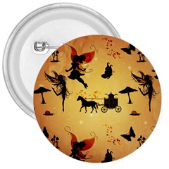 Cute Fairy Tal Pattern 3  Buttons by FantasyWorld7