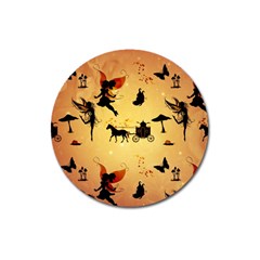 Cute Fairy Tal Pattern Magnet 3  (round) by FantasyWorld7