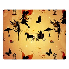 Cute Fairy Tal Pattern Double Sided Flano Blanket (large)  by FantasyWorld7