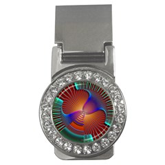 Lines Rays Background Light Rainbow Money Clips (cz)  by Bajindul