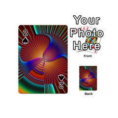 Lines Rays Background Light Rainbow Playing Cards 54 Designs (mini)