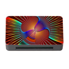 Lines Rays Background Light Rainbow Memory Card Reader With Cf by Bajindul