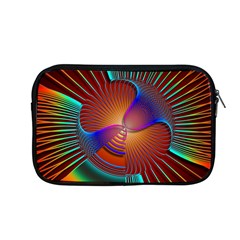 Lines Rays Background Light Rainbow Apple Macbook Pro 13  Zipper Case by Bajindul