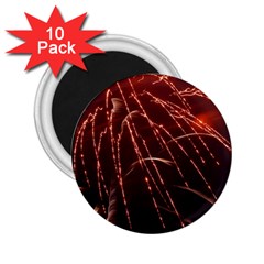 Fireworks Red Orange Yellow 2 25  Magnets (10 Pack)  by Bajindul