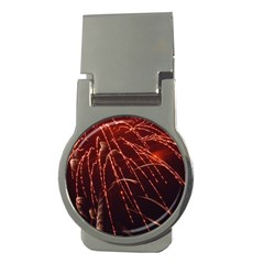 Fireworks Red Orange Yellow Money Clips (round)  by Bajindul