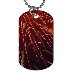 Fireworks Red Orange Yellow Dog Tag (two Sides) by Bajindul