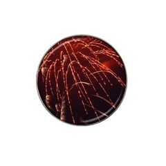 Fireworks Red Orange Yellow Hat Clip Ball Marker by Bajindul