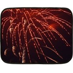 Fireworks Red Orange Yellow Fleece Blanket (Mini) 35 x27  Blanket