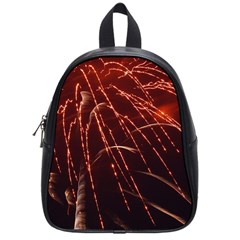 Fireworks Red Orange Yellow School Bag (small) by Bajindul